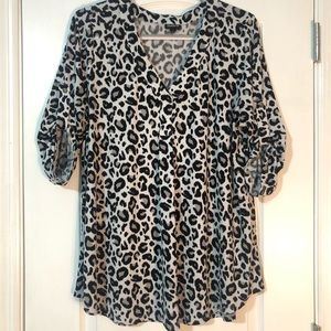 Torrid Cheetah Print Blouse
